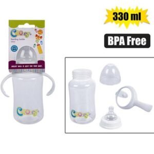 Cooey feeding bottle pl 330ml easy-grip