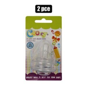 Cooey bottle teats 2pc wide-ne ck