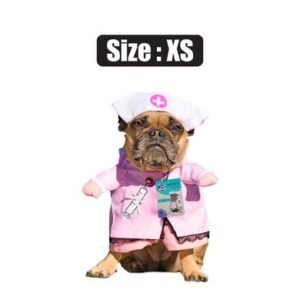 Pet dog novelty clothing nurse-xs