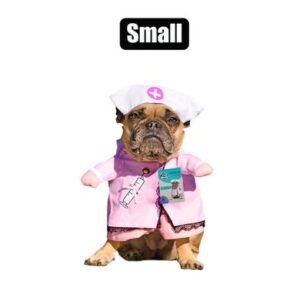 Pet dog novelty clothing nurse-small