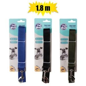 Pet dog-lead nylon asstd-color 23x1800mm