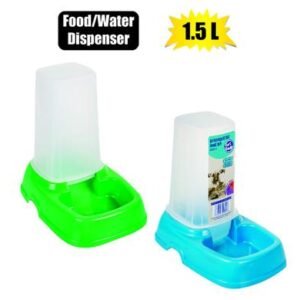 Pet dog/cat bowl self-feeder 1.5lt